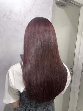 アルファタッチ 静岡店(alpha touch) ブリーチなしピンク