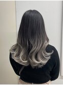 アッシュベージュグラデーション