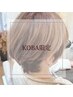 【KOBA限定】カット+ショートスパ ¥7500