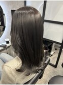 透明感グレージュ