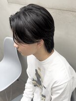 リベル(LIBER)&nbsp;センターパート/メンズカット/ニュアンスパーマ/八王子/岩名