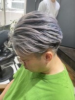 ヘアサロン ドット トウキョウ カラー 町田店(hair salon dot. tokyo color) ホワイトブロンド/外ハネボブ/ブルーブラック/ワイドバング/町田