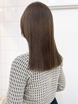 デート 下北沢(DATE) ホワイトグレージュ/デジタルパーマ/チェリーブラウン/下北沢