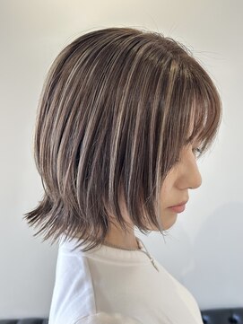 リットバイディア 茅ヶ崎(Lit by diar) 茅ヶ崎/ハイライト/髪質改善/白髪ぼかし/ショート/ボブ/レイヤー