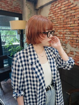 アンリ(Henri) 【かしむら】ブリーチ/ブリーチカラー/ケアブリーチ/暖色カラー