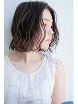 ラレイ ハラジュク(Lalei harajuku)&nbsp;原宿ボブパーマウェーブヘアスパイラルパーマニュアンスパーマ