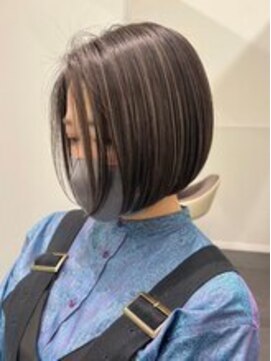 ジルブラン 横浜関内(JIL BLAN) くびれショートハイライト白髪ぼかしダブルカラーブリーチカラー