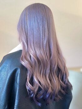 プティパ 水戸内原店(petit-pas)の写真/トレンド抜群のハイトーンカラーやインナーカラー♪季節感・透明感を演出し周りと差がつく☆