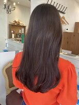 アミュレ(Amule)&nbsp;人気ピンクブランジュ髪質改善ストレートで艶髪ロングヘア下北沢