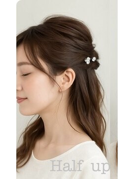エーティーヘアコレクション 自由が丘(AT.hair collection) ハーフアップ