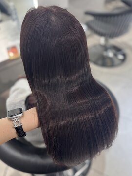 ユーフォリア 池袋東口駅前店(Euphoria) 【Euphoria/Miku】艶カラー/暖色カラー/トリートメント/韓国ヘア