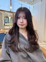 ロンドアベニール 北千住(Lond avenir)&nbsp;オリーブグレー/韓国風巻き/レイヤーカット/髪質改善/縮毛矯正