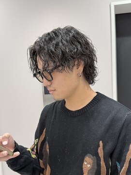 グランジパーマサーフカール縦落ちツイストスパイラルパーマ