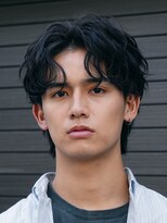 テン 心斎橋(tenn.)&nbsp;心斎橋フェザーパーマ毛流れセンターパートカルマパーマ強め40代