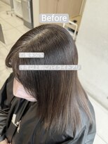 アッシュ 北千住店(Ash)&nbsp;白髪ぼかしハイライト×髪質改善縮毛矯正