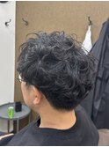 無造作スパイラルショート