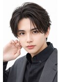 6:4毛流れセンターパート
