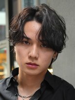 フィフス 札幌大通(fifth)&nbsp;札幌メンズパーマルーズパーマシャドウパーマセンターパート緩め