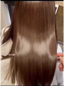 ヘアー オーシャン(HAIR OCEAN)の写真/自然な仕上がりに感動♪思わず触れたくなる髪質改善をご体感ください◎髪質改善/縮毛矯正/ストレート
