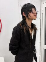 クク 渋谷(QUQU) ブレイズ ブラウン 黒髪 マレット