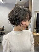 ショートパーマボブパーマ/20代30代40代/大人