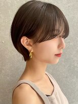 ロエ 元町店(Loe) 元町レイヤーカット韓国ダブルカラー顔周り前髪カットボブ