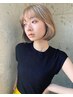 カット＋ダブルカラー（ブリーチ有無）＋トリートメント　￥28100→