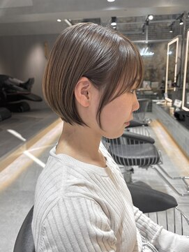 ロンドアジュール 横浜(Lond azur) ショートボブ/レイヤーカット/20代30代40代50代/顔周りカット