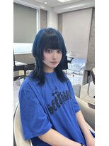 エーデル(EDEL) デザインカラー【ブロックカラー ブルー・ブラック】