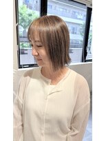 パプスアン(Pap's un) 西宮美容室/甲子園口美容室/パプスun/ハイライト/グレージュ
