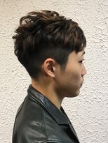 ヘアーメイクサロンアカイシ(hairmake salon AKAISHI) 美シルエット『ロングポイント』ベリーショート