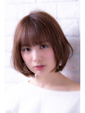 ヘアーアートシフォン 池袋西口店(Hair art chiffon) 3Ｄカラーオリーブアッシュ似合わせカットふわミディボブディ