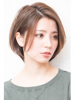 モニカ 西宮北口(Monica)&nbsp;アシメショートエアリーショートグレージュナチュラルボブ