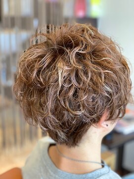 クロリ(Coloris) メンズ Perm×ハイライトカラー