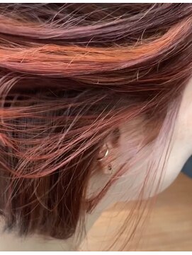 スターズ 船橋(STARS) インナーカラー×アプリコットオレンジ