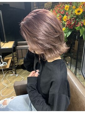 アルカナ 明治神宮前原宿(ARCANA) ピンクベージュ.ピンキーカラー.レイヤーカット　hiro