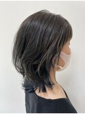【夏hair】インナーブルー×ネオウルフ