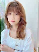 ベイルーム(BAYROOM by HONEY omotesando)&nbsp;【BAYROOM】外巻き韓国レイヤー×ヌーディーベージュ