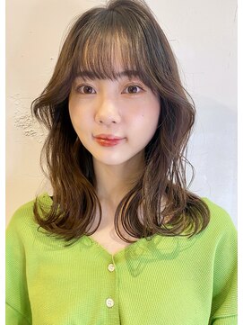 アリスバイアフロート 自由が丘(ALICe by AFLOAT) 鎖骨ミディアム／韓国くびれヘア