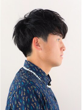 パウダー(powder) マッシュ&ツイストスパイラルパーマ&ツーブロック[表参道/青山]