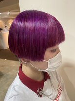ダブル アンダーバー サロン(W_SALON) 【W_SALON 河原町】ビビットパープル