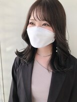 オルチャンヘア＊暗髪＊アッシュベージュ【ZinaCENTRAL】