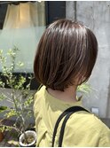 ハイライト × ボブ 『白髪ぼかし』