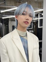 スノットバイガルテ(SNOT by GARTE) 水色カラー/シースルー/韓国ヘア/ケアブリーチ/ブリーチカラー