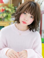 カバーヘア ブリス 大宮西口(COVER HAIR bliss)&nbsp;フレンチガーリー大人ハイライト外ハネボブc5大宮20代30代40代