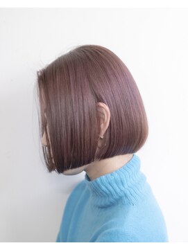 ルプラ ガーデン(le-pla garden) ラベンダーブラウン#ダブルカラー#切りっぱなし#ケアブリーチ