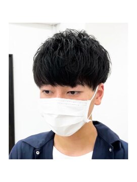 ヨシザワインク プレミアム 横浜 桜木町店(YOSHIZAWA Inc. PREMIUM) メンズナチュラル束感見た目重ためマッシュ/ショートレイヤー