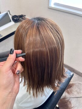 レガロヘアアトリエ(REGALO hair atelier) 切りっぱなしボブ/ツヤ髪ストレート【水戸/茨城】