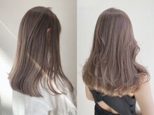 艶のあるカラーとしっかりとケアの出来るトリートメント