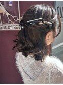 結婚式ヘアセット